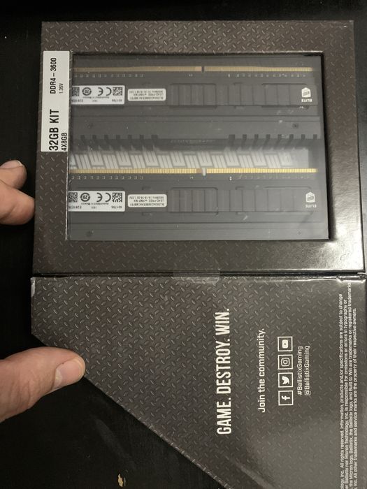 SIGILAT Memorii PREMIUM Gaming DDR4 Ballistix Elite 4x8GB 3600MHz CL16