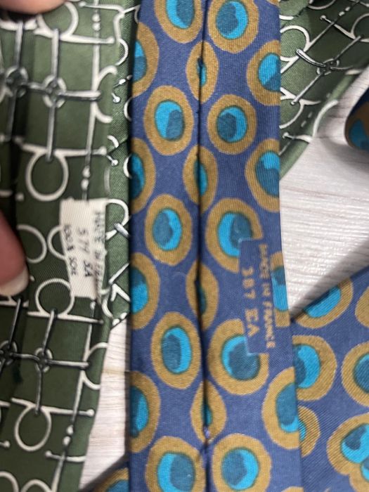 Cravate matase  naturala Lanvin , Hermes ,Givenchy , originale