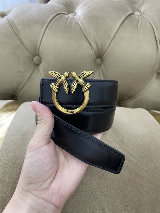 Curea Pinko negru-auriu