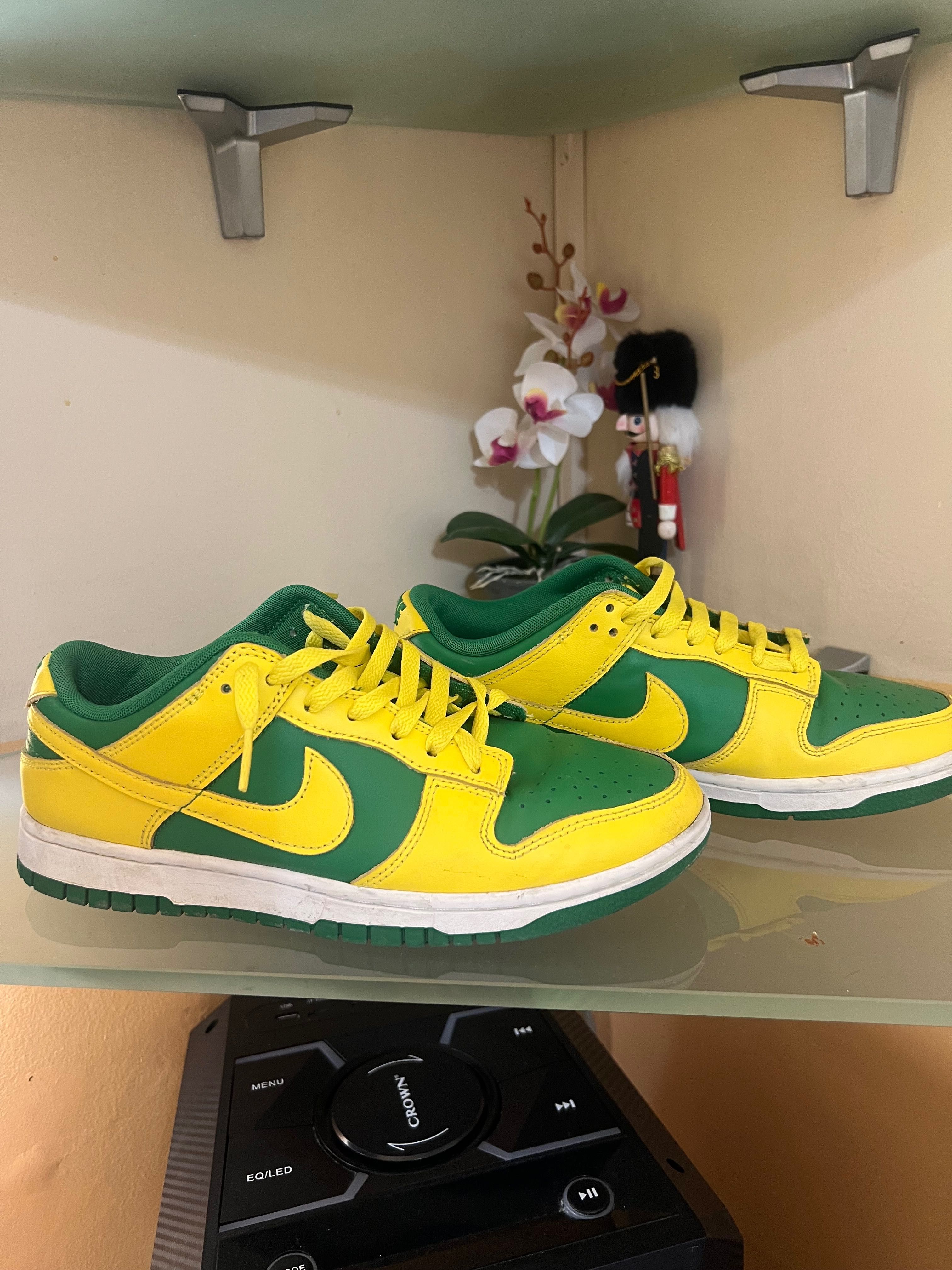 Nike Dunk Low Retro Apple Green Yellow Strike Brazil
