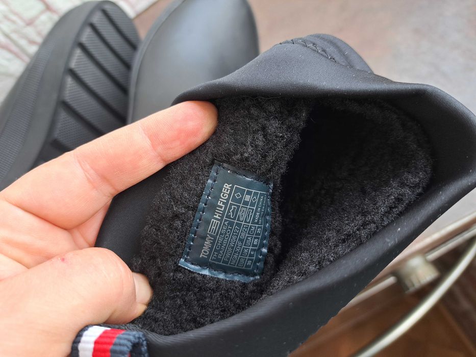 дамски боти,зимни обувки,гумени ботуши Tommy Hilfiger номер39,нови