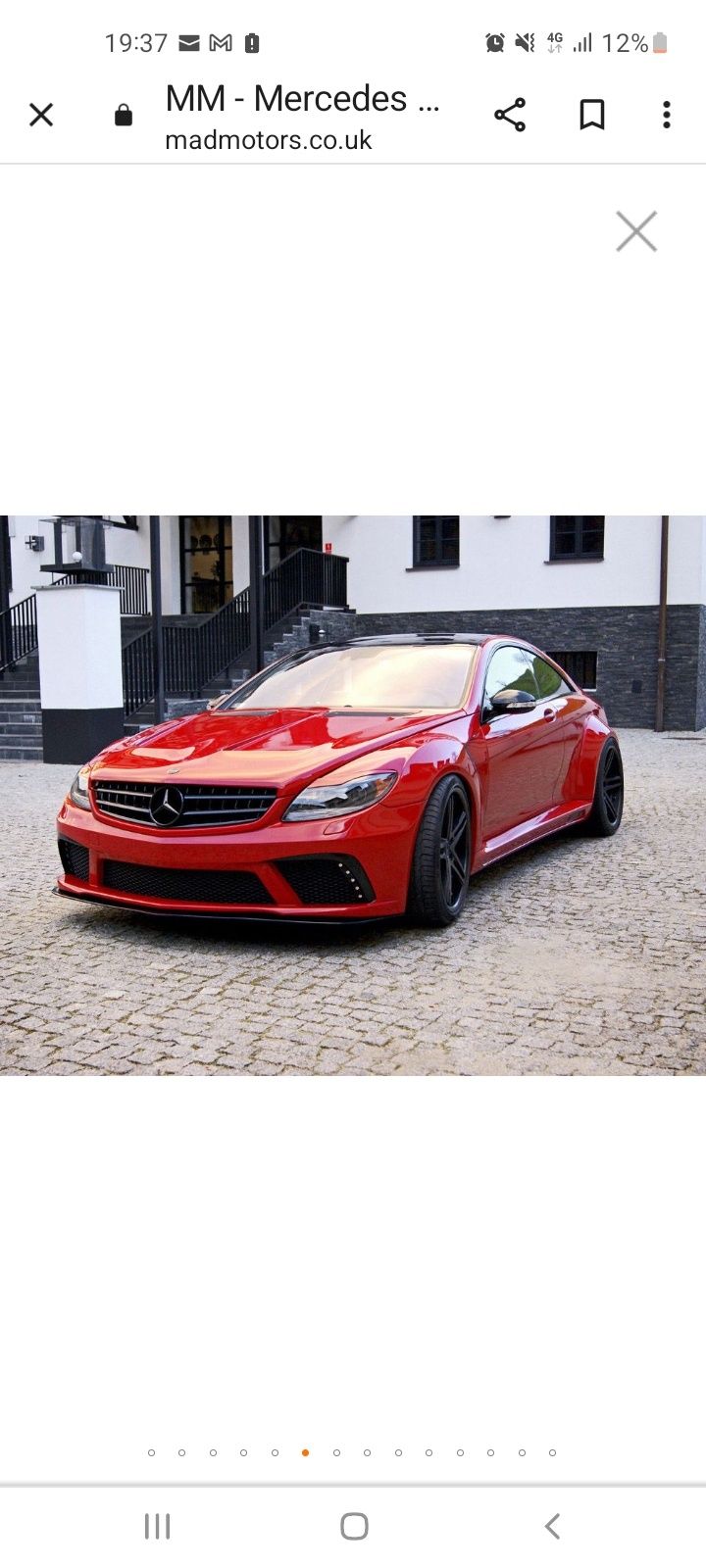 Mercedes cl w216 Black series body kit wide kit