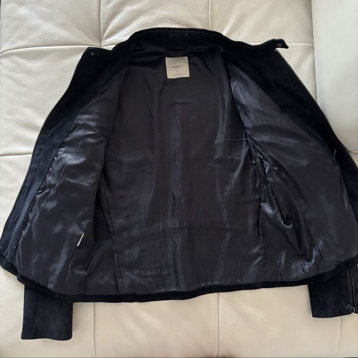 Geaca piele barbati Mango