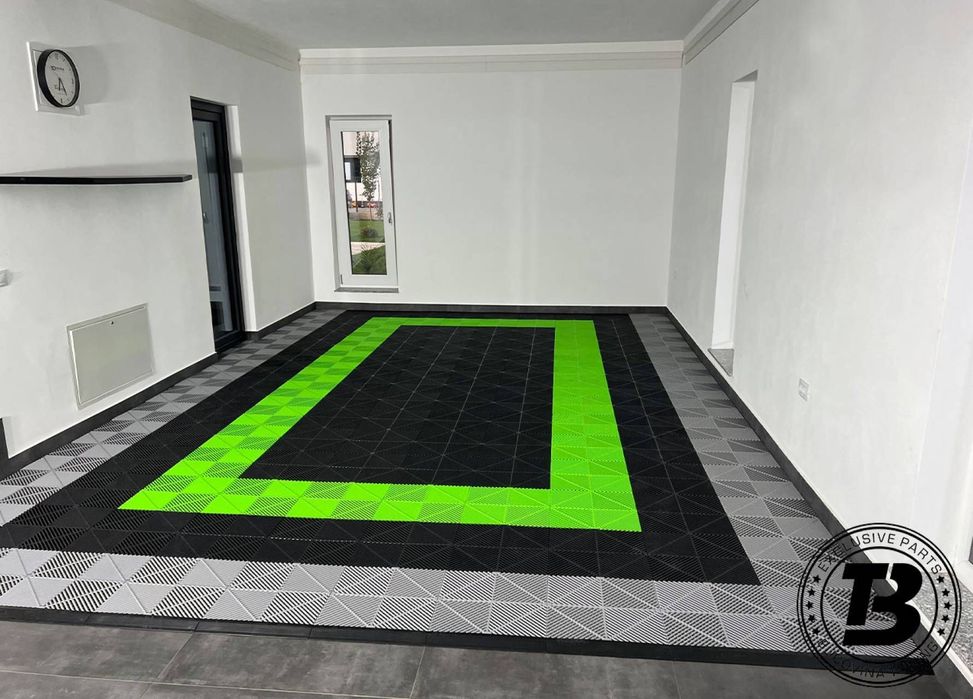 Pardoseala Modulara pentru Garaj si Ateliere Detailing - Verde