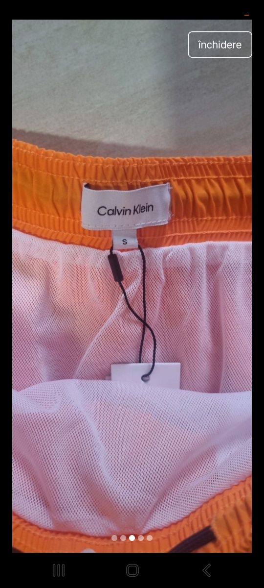 Bermude plaja Calvin Klein originale S