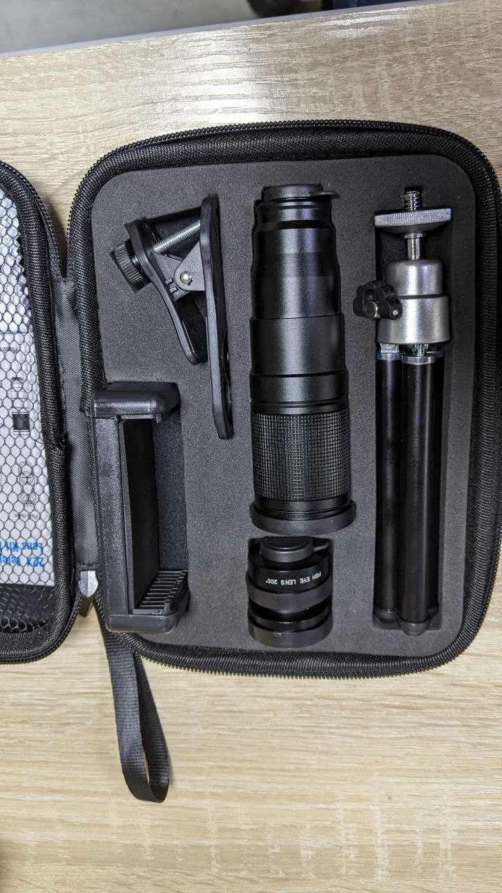 Объектив Telephoto 22x для телефона. Телескопический, Монокуляр
