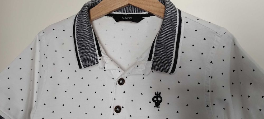 Tricou polo baiat, marca George, mar 134-140