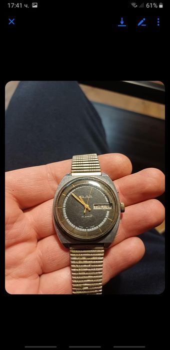 Рядък колекционерски часовник Слава