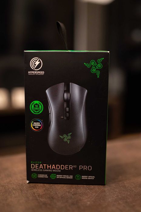 Razer DeathAdder V2 Pro + dock razer - Mouse de gaming