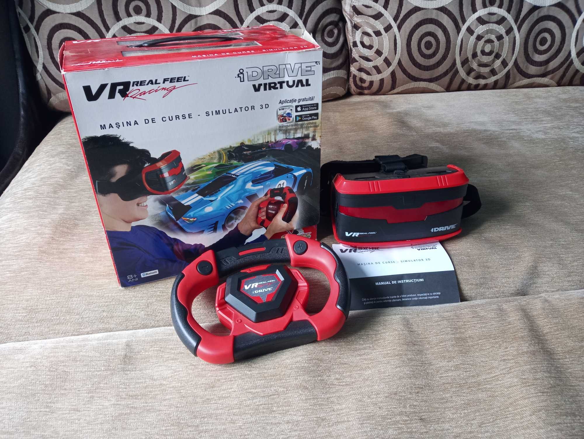 Joc video vr real feel racing simulator curse 3D