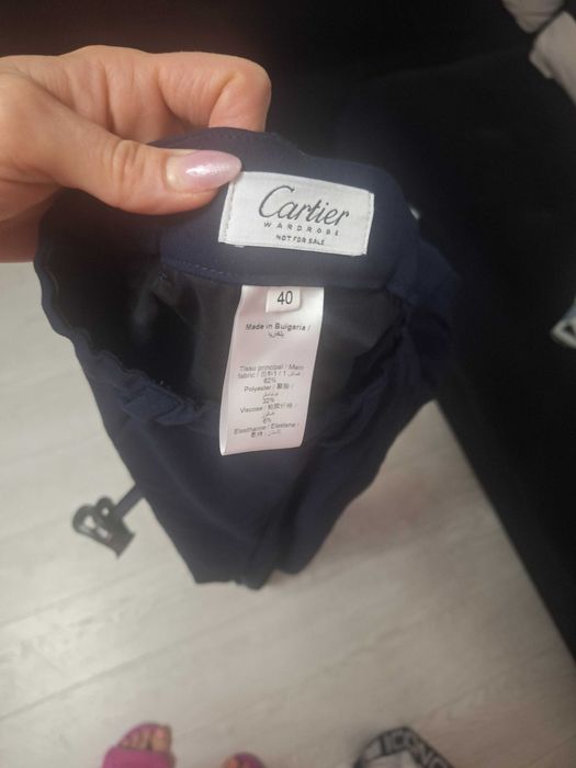 Дамски панталон с широк крачол Cartier