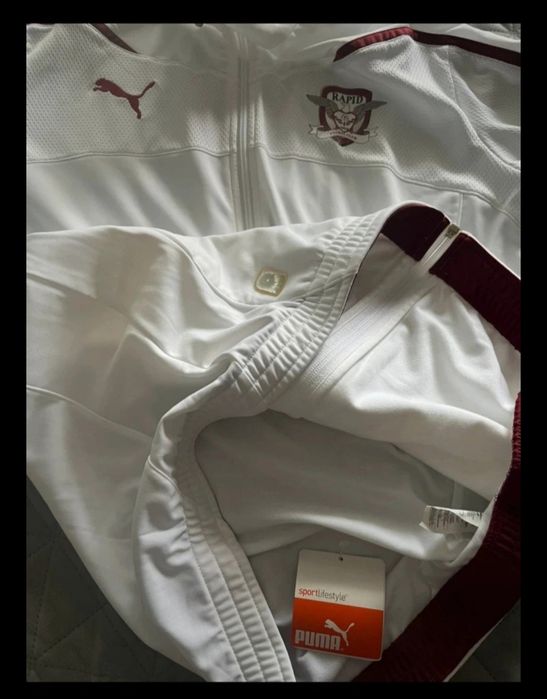 Bluza trening originala Puma, Rapid București, noua