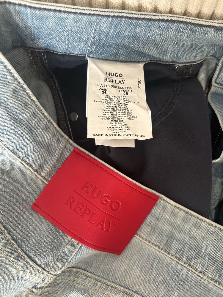 Дънки Pull&Bear, Hugo Replay