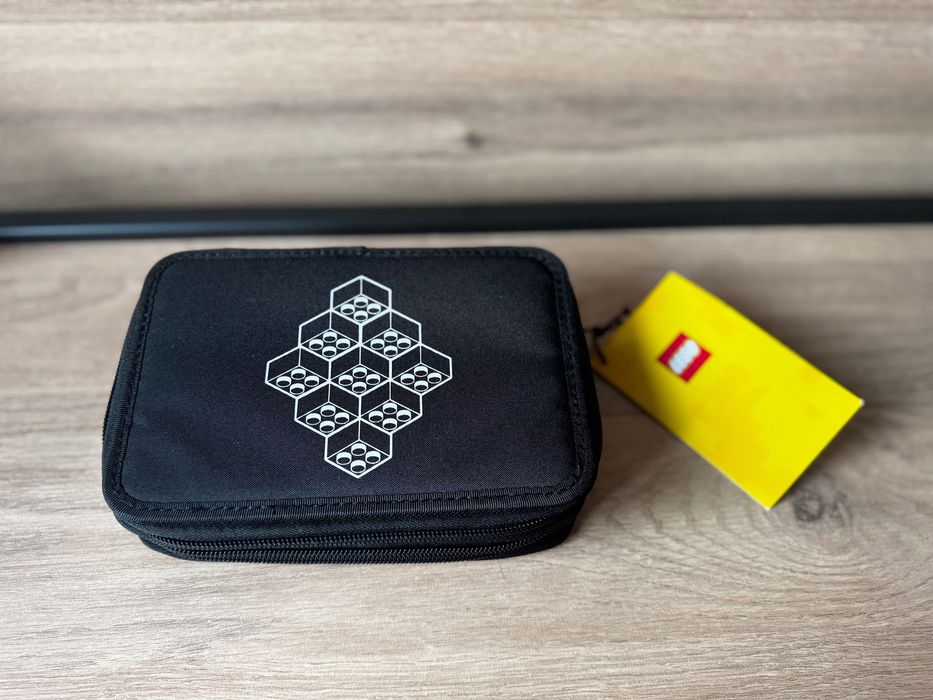 Penar școală cu 3 compartimente Lego Bricks original nou