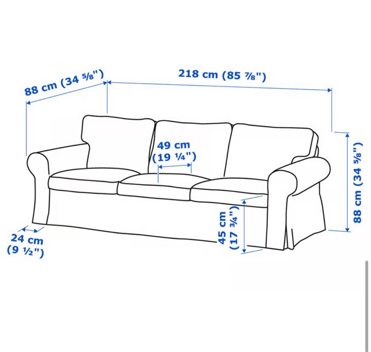 Canapea ikea Ektorp impecabila