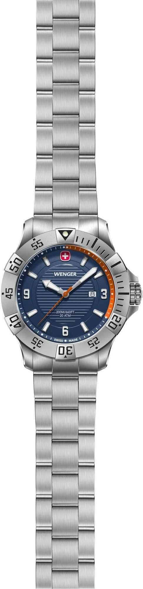 Швейцарские часы WENGER Seaforce Analog Quartz! Новые в коробке!