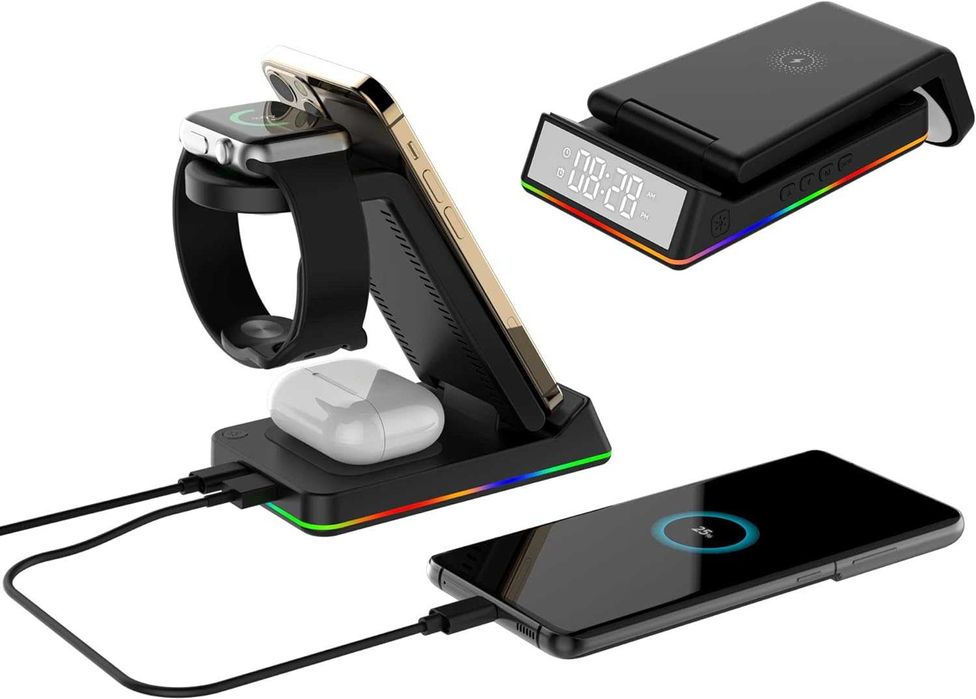 Charging station(incarcator)wifi , cu LCD ceas, REDUS de la 200 RON