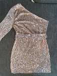 Rochie cu paiete roz gold