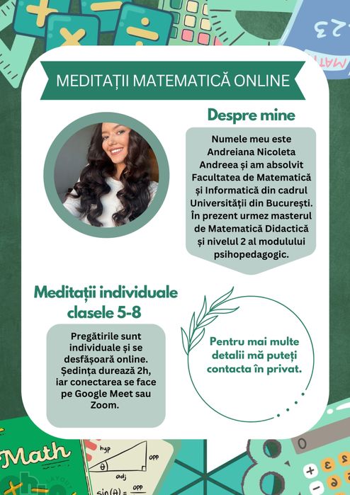 Meditații matematică