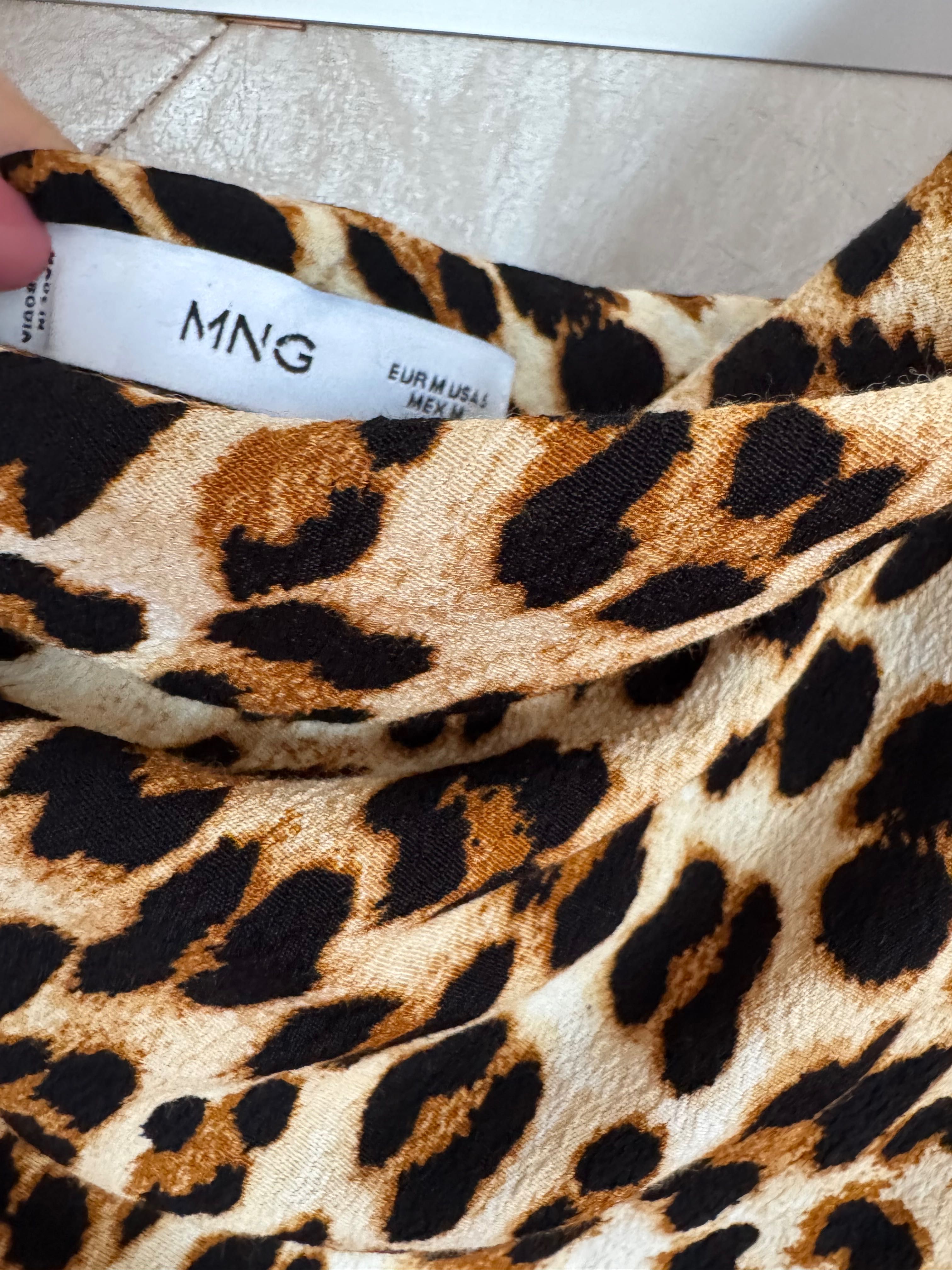 Рокля на Mango в животински принт