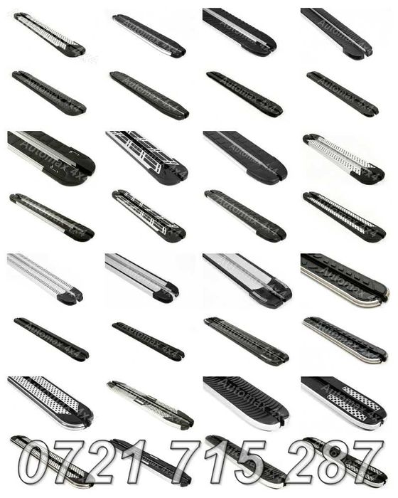 Praguri auto de rulare, trepte laterale de urcare "Sport"