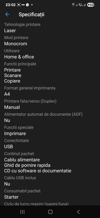 Vând imprimanta laser HP M 28