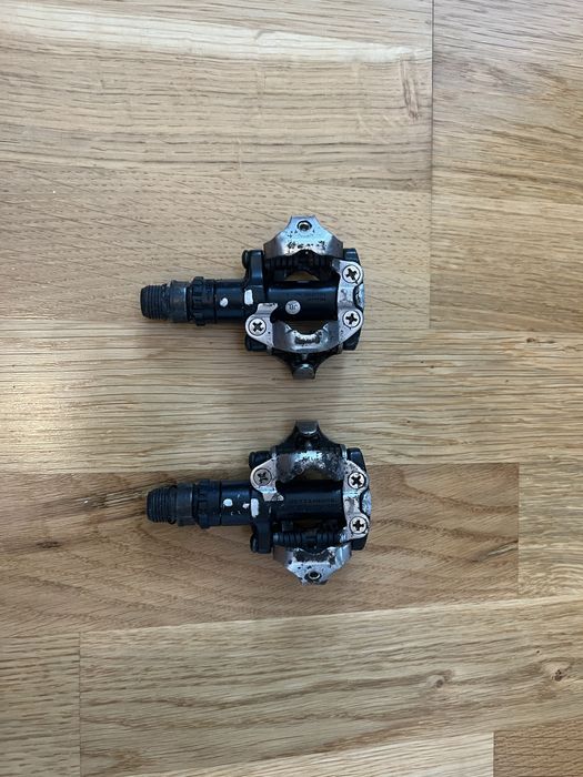 Pedale automate MTB SHIMANO SPD M520 Negru