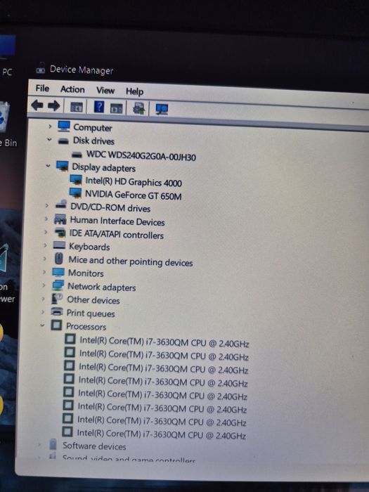 Laptop Asus i7 ssd Windows 11