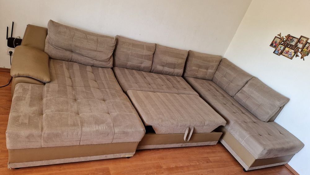 Canapea / coltar in U (extensibila ) living