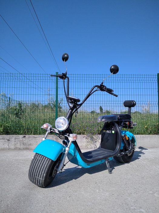 Електрически скутер BIG CITY HARLEY X7 ULTRA 1500W 60V 12АН син