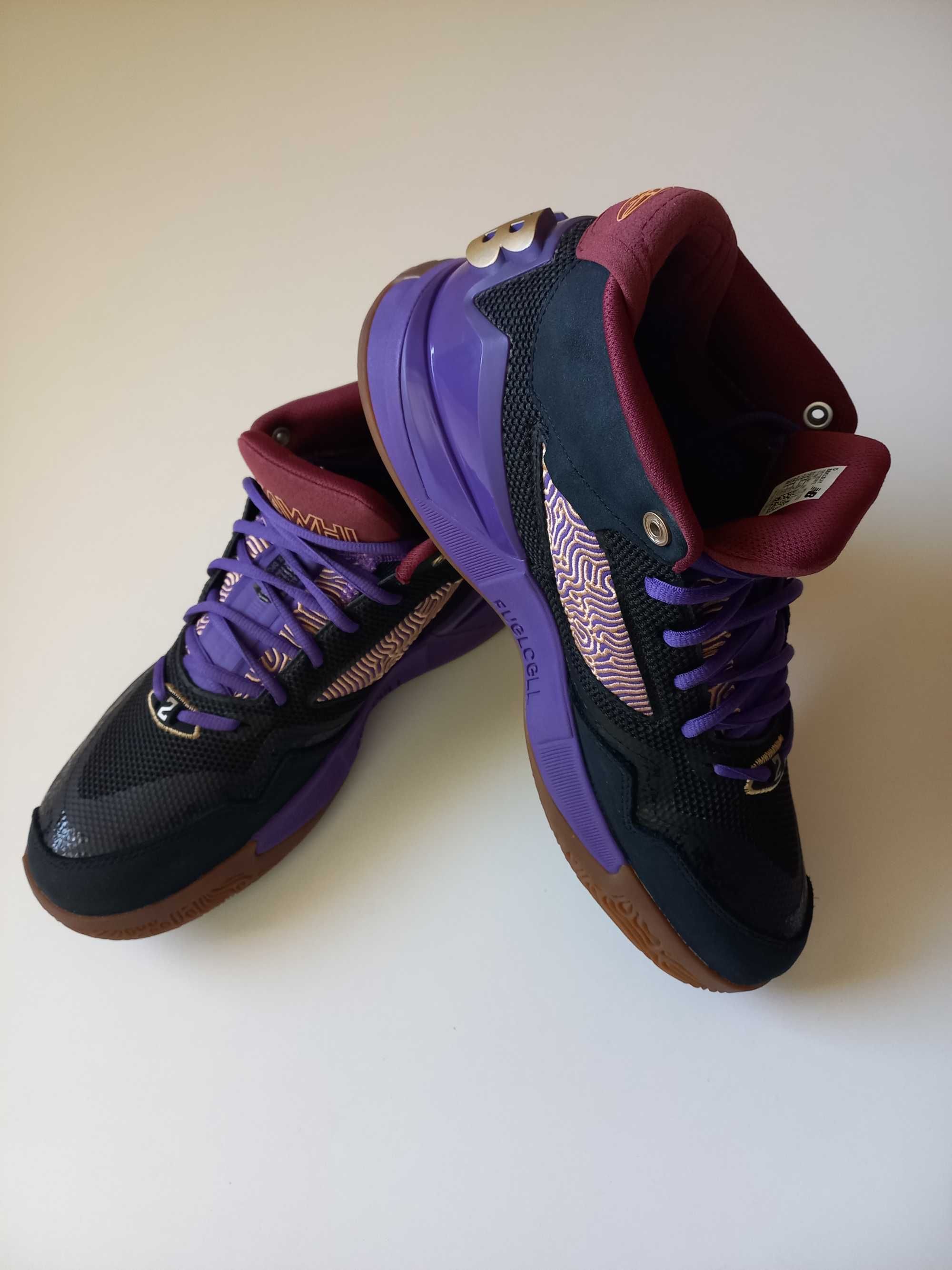 New Balance KAWHI 1 Black Purple оригинални баскетболни маратонки