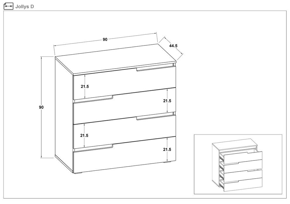 Скриин, дъб + бяло