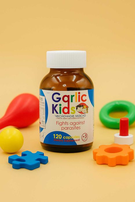 Garlic Kids capsules 450мг № 120 в стеклянной банке