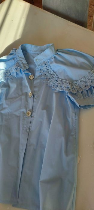 Дамска риза в  синьо