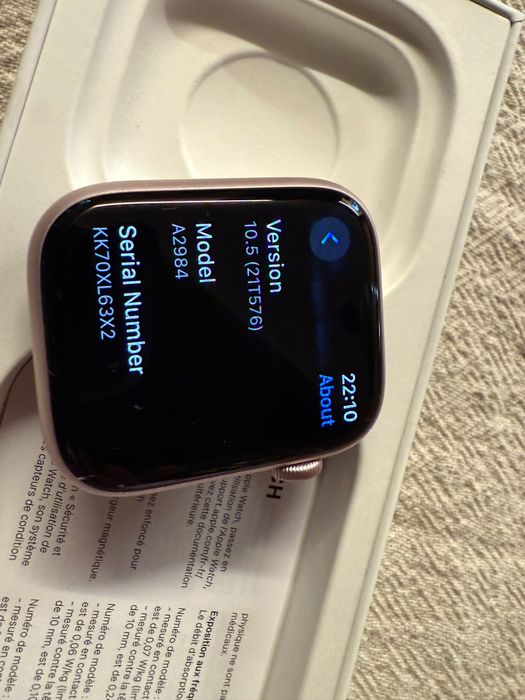 Apple Watch series 9 4G Cellular 45mm Pink Aluminum 100% baterie