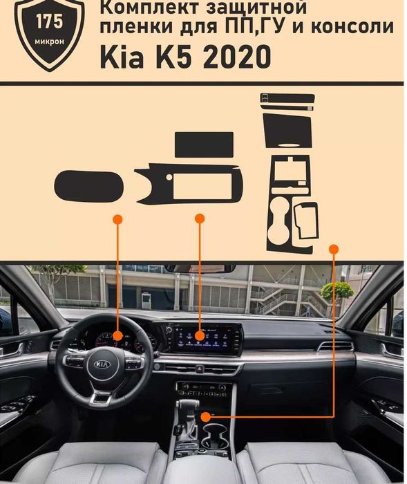 Комплект защитной пленки KIA K5