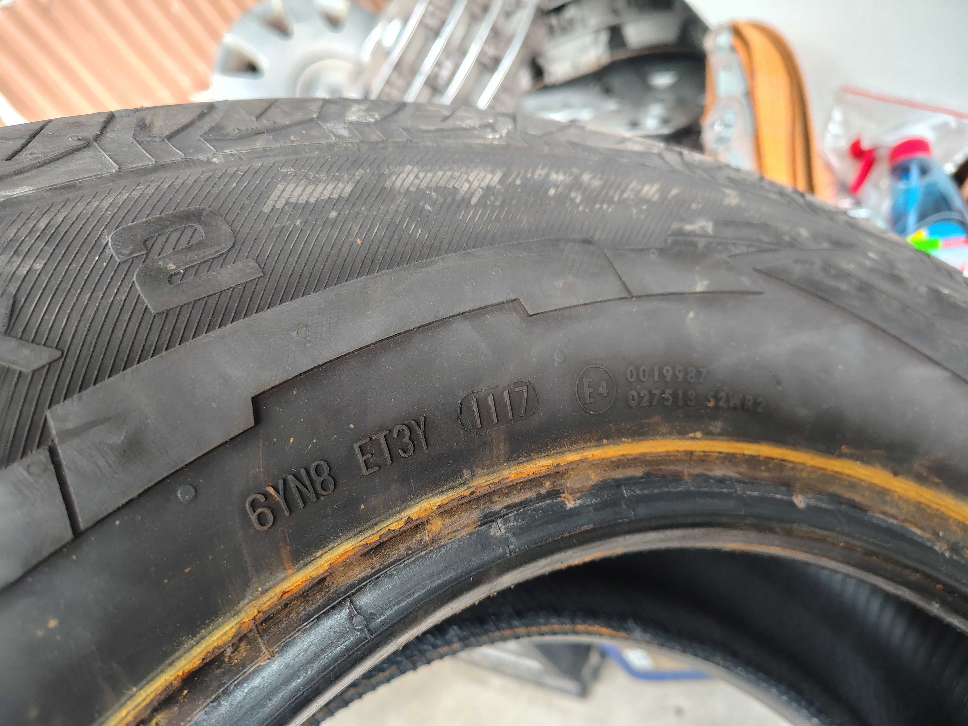 4бр.летни гуми UNIROYAL 215 75 16C DOT17 цена за брой