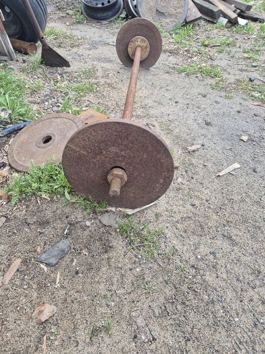 Штанга с блинами