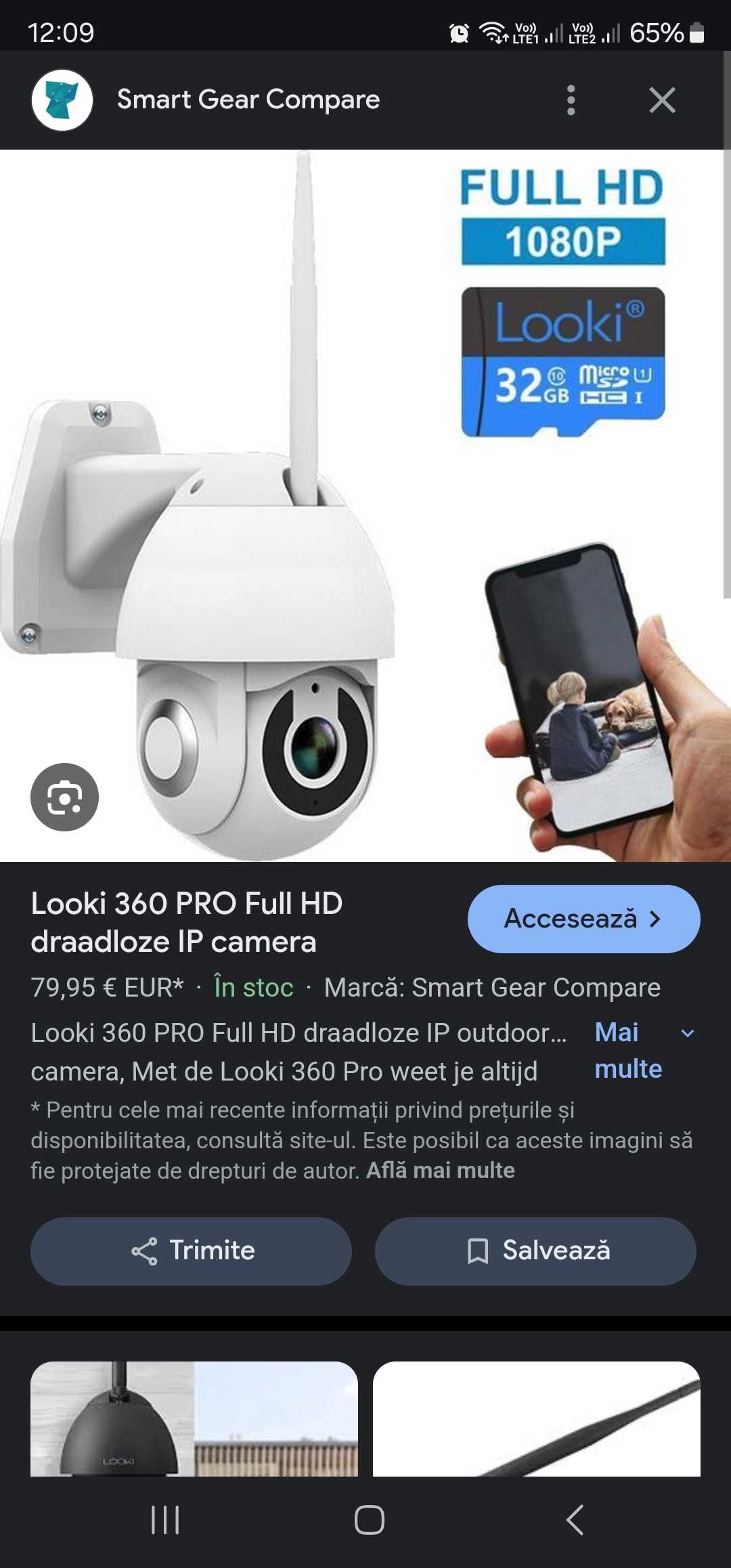 Camera supraveghere wireless - video looki pro - noua
