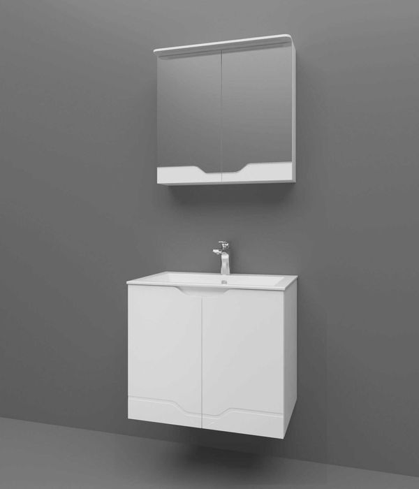 Комплект Лара 55 бял
Характеристики:
LED осветление
Порцеланова мивка