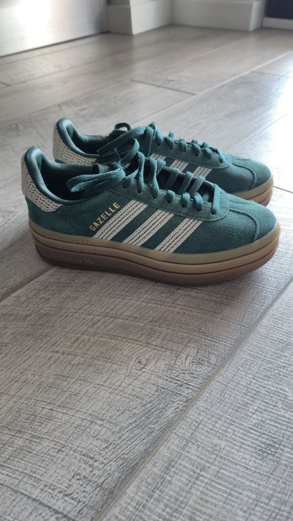 Pantofi sport ADIDAS GAZELLE BOLD W verzi dama, marimea 35 1/2