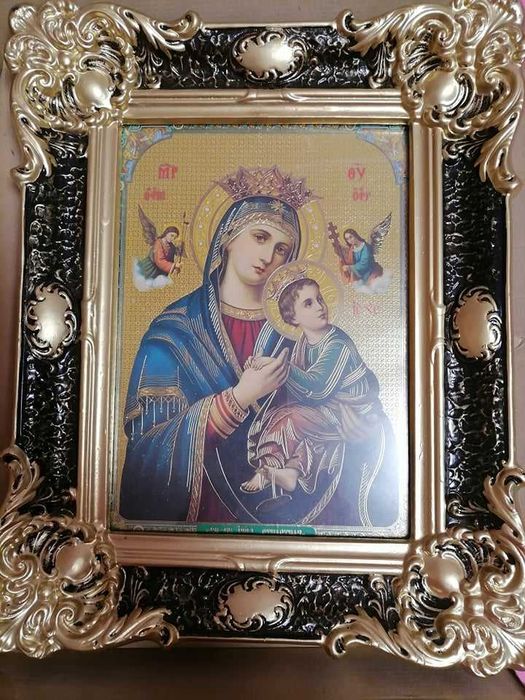 Икона на Света Богородица с Младенеца, произход - Румъния