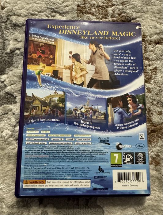Joc Disneyland pentru XBOX 360 Kinect