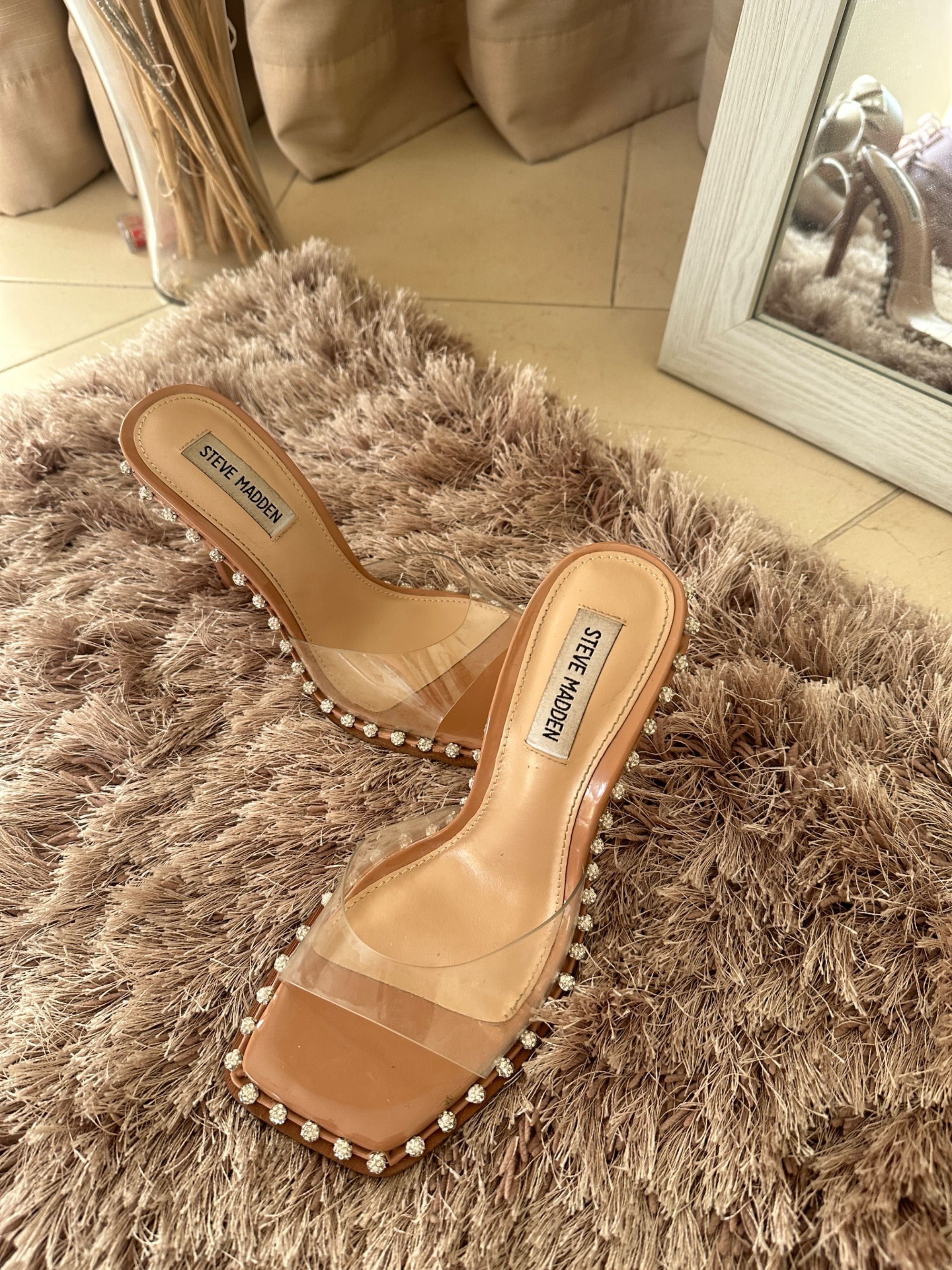 sandale cu toc steve madden