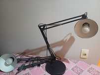 Vand Veioza neagra mare birou ,1xe27 ,dulie ceramica ,brat reglabil .