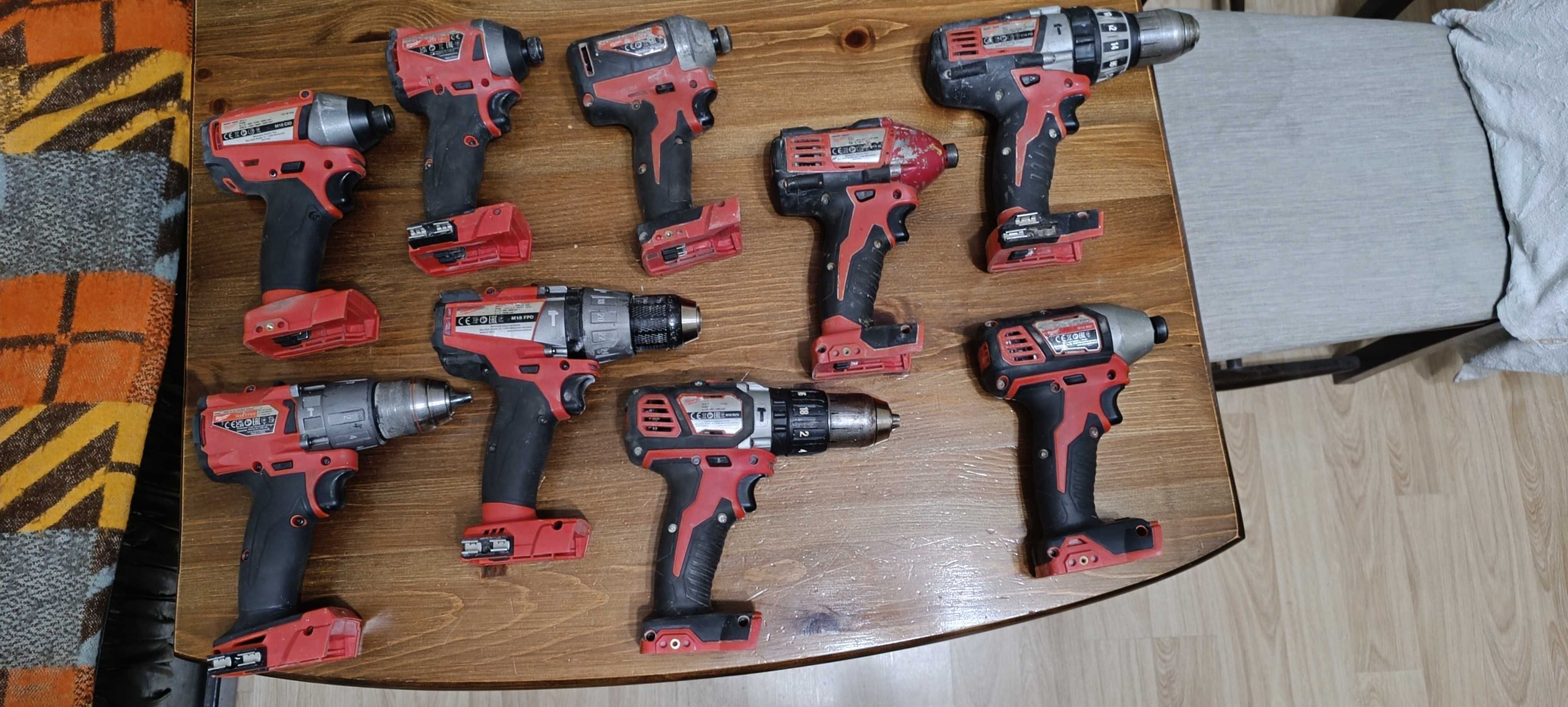 Milwaukee M18 Винтоверти Импакти