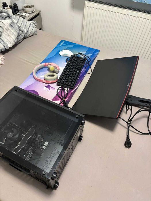 Pc Gaming+Monitor+Periferice Ryzen 3600/16gb/1050TI OFERTA FULL SETUP