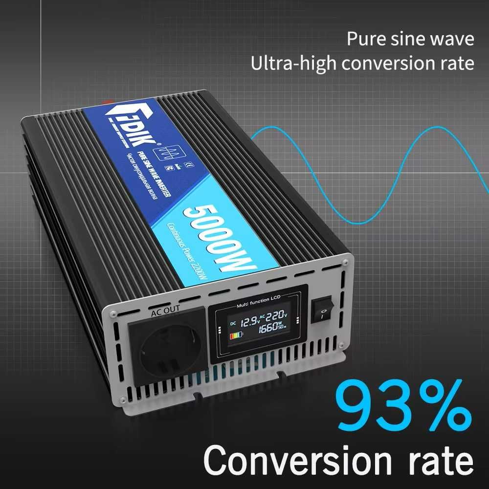 Invertor sinus pur 12v, 24V  5000W FDIK
