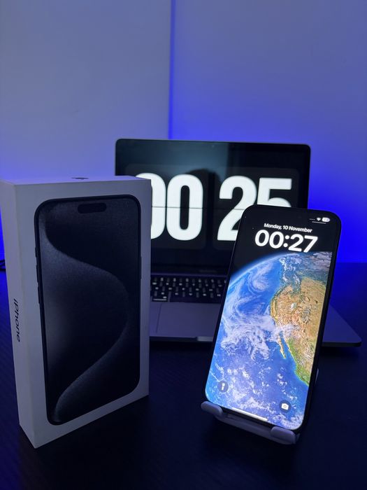 iPhone 15 PRO MAX Black Titanium 256GB