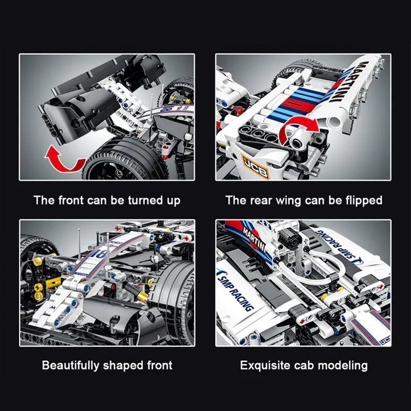 Lego Williams F1 racing car, replica 1:1, 1152 piese, sigilata